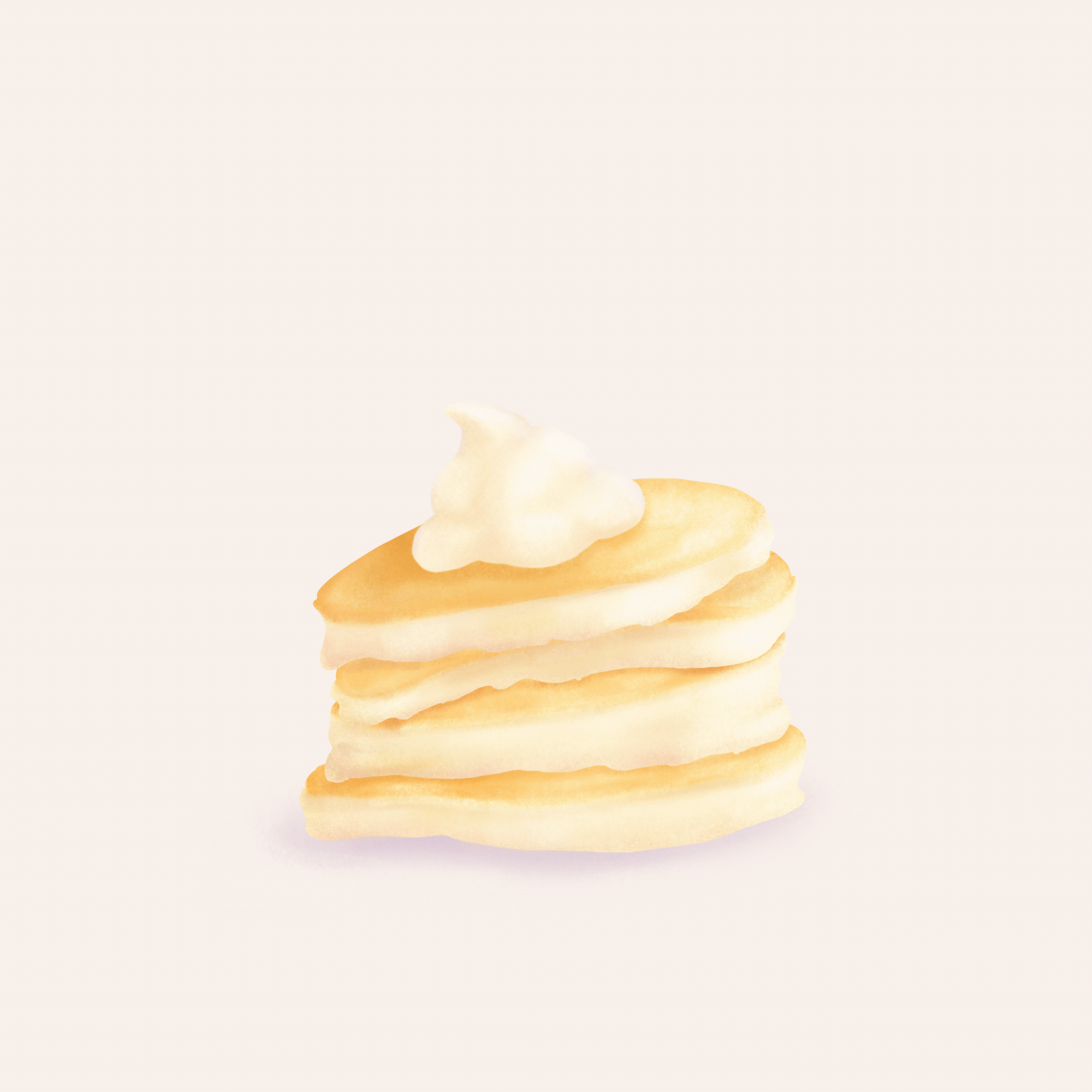 Mother's day pancake stack